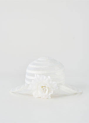Chapeau blanc DH MARIAGE fille