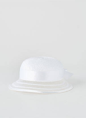 Chapeau blanc DH MARIAGE fille