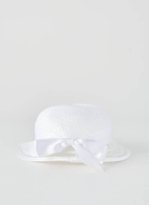Chapeau blanc DH MARIAGE fille
