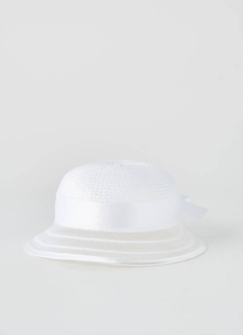 Chapeau blanc DH MARIAGE fille