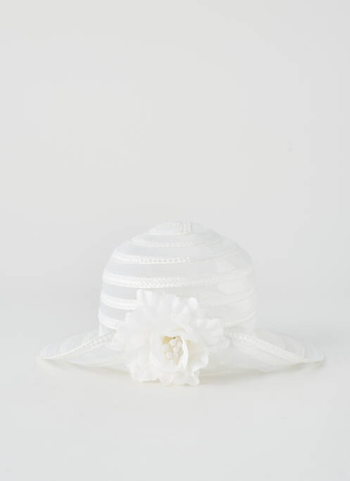 Chapeau blanc DH MARIAGE fille