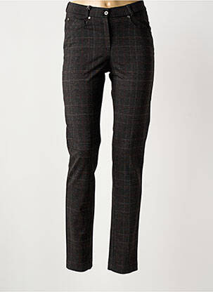 Pantalon slim stretch taille normale gris GUY DUBOUIS femme