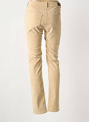 Pantalon slim taille haute taille haute beige SAINT JAMES femme