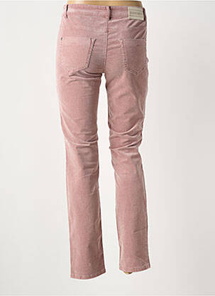 Jeans coupe slim stretch taille basse rose ASCARI femme