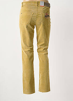 Jeans coupe slim stretch taille basse vert ASCARI femme