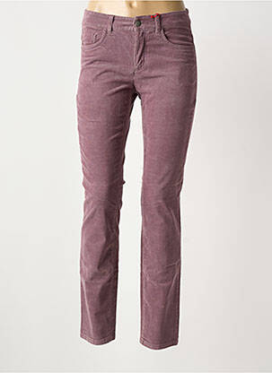 Jeans coupe slim stretch taille basse violet ASCARI femme