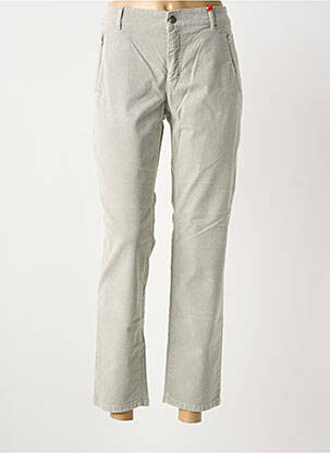 Pantalon droit stretch taille normale gris ASCARI femme