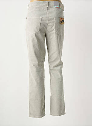 Pantalon droit stretch taille normale gris ASCARI femme