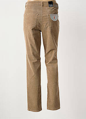 Pantalon slim stretch taille normale marron STARK femme