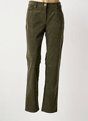 Pantalon slim stretch taille normale vert STARK femme