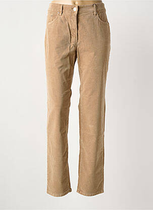 Pantalon slim stretch taille normale marron STARK femme