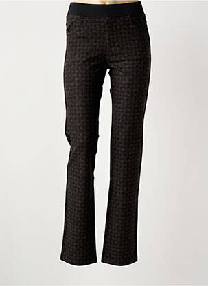 Jegging tissage jersey taille normale marron TINTA STYLE femme