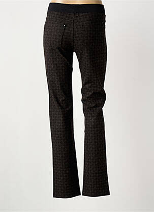 Jegging tissage jersey taille normale marron TINTA STYLE femme