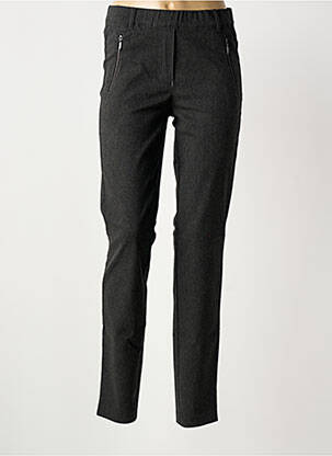 Pantalon slim taille élastique taille normale gris STARK femme