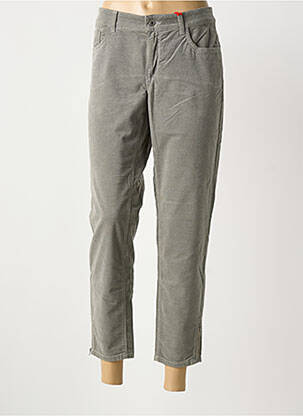 Pantalon 7/8 stretch taille normale gris ASCARI femme