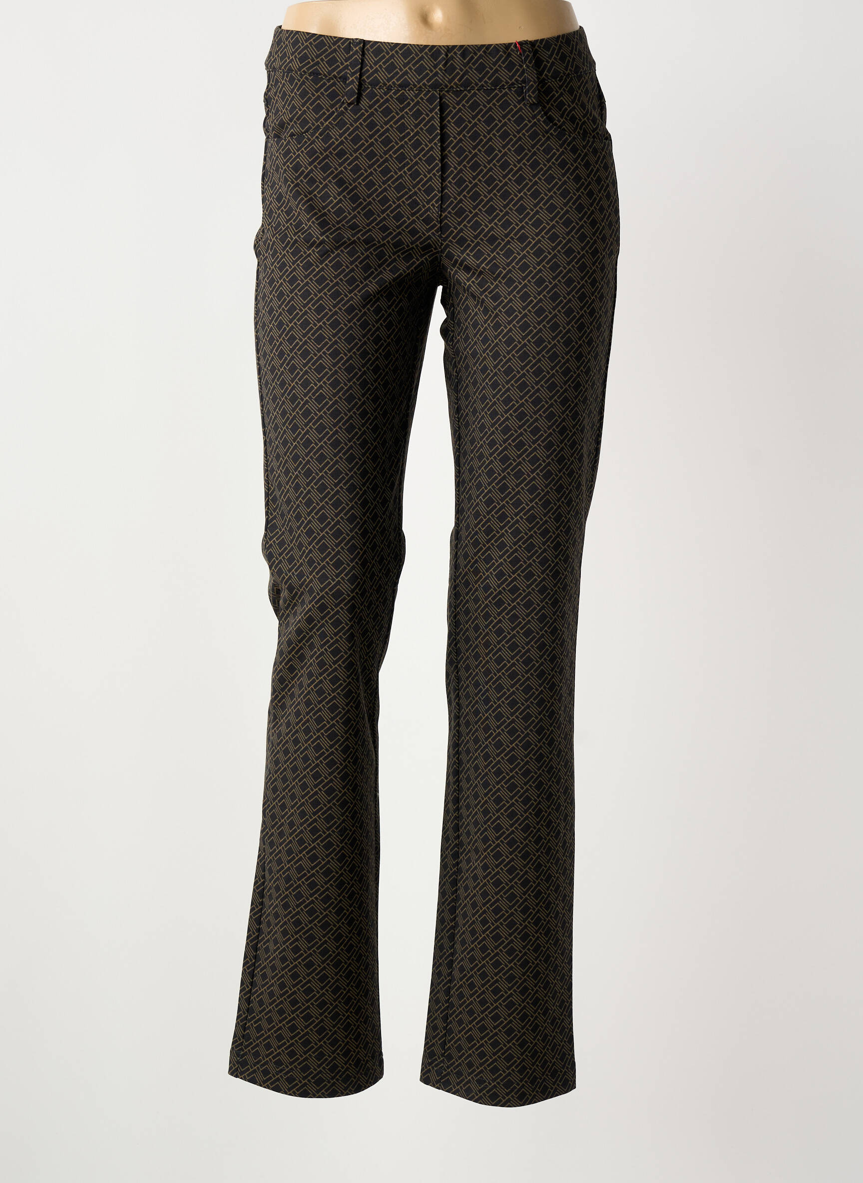 Jegging tissage jersey marron ASCARI femme