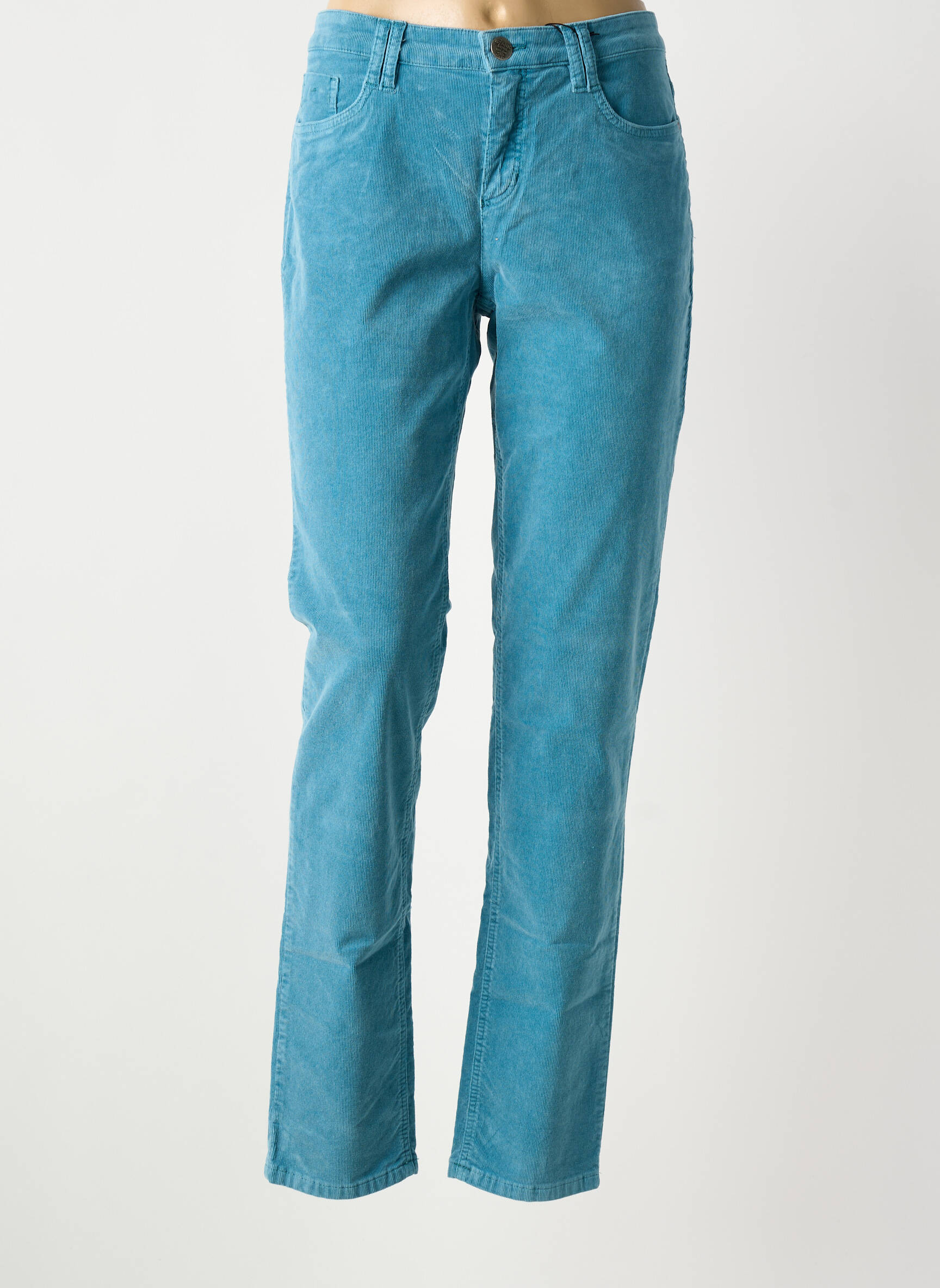 Pantalon slim stretch taille normale bleu STARK femme