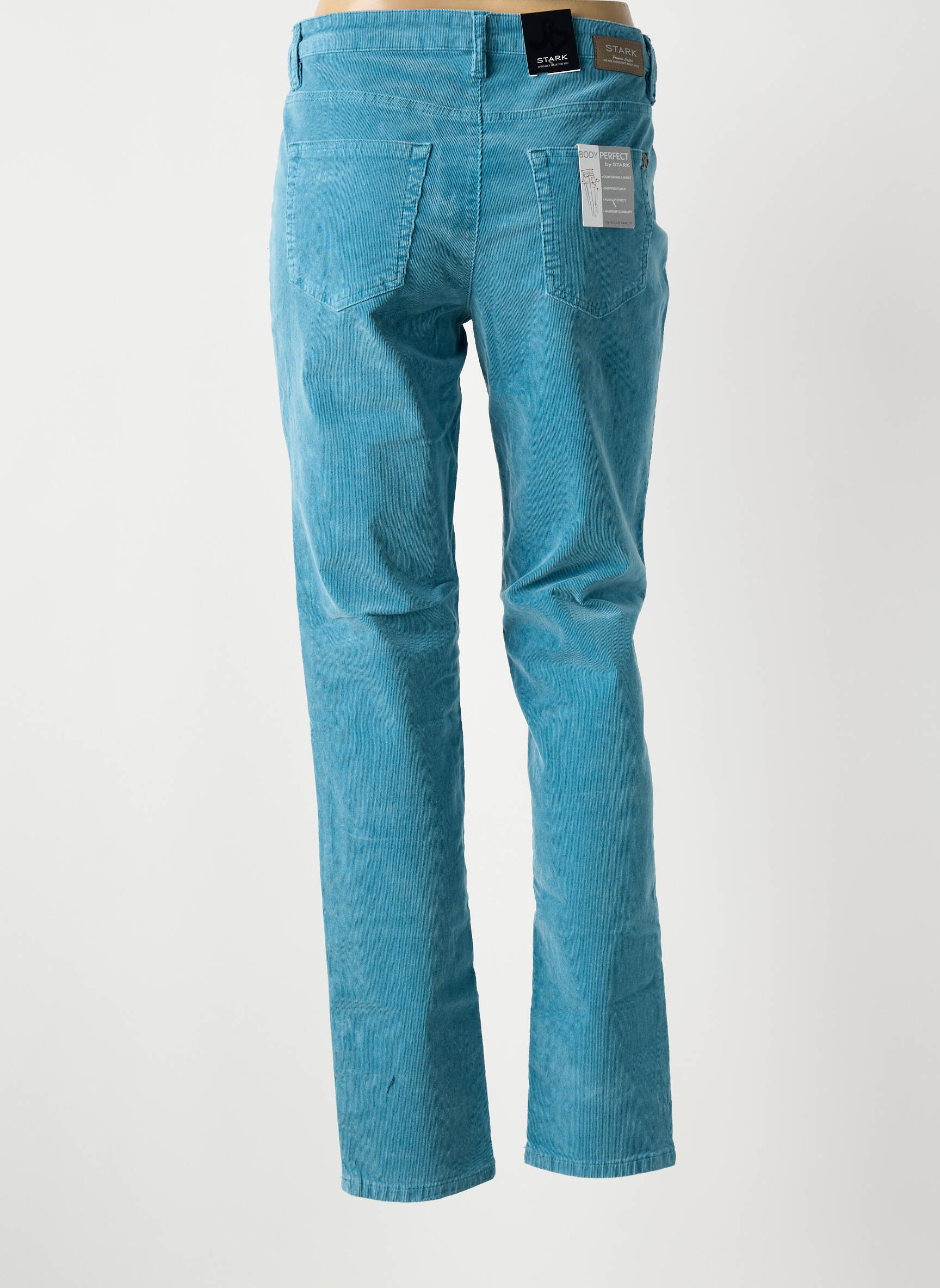 Pantalon slim stretch taille normale bleu STARK femme