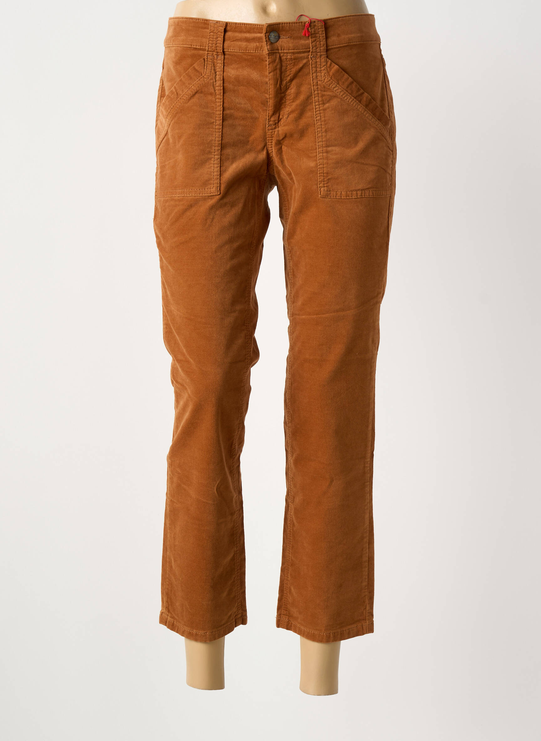 Pantalon 7/8 stretch taille normale orange ASCARI femme