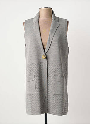 Gilet sans manche poches gris BARILOCHE femme