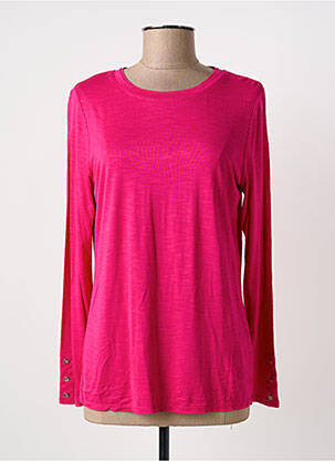 T-shirt manches longues manches longues rose MARBLE femme
