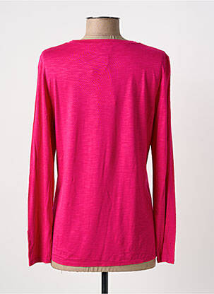 T-shirt manches longues manches longues rose MARBLE femme