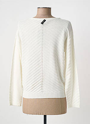 Pull resserrée sur le bas manches longues beige MARBLE femme
