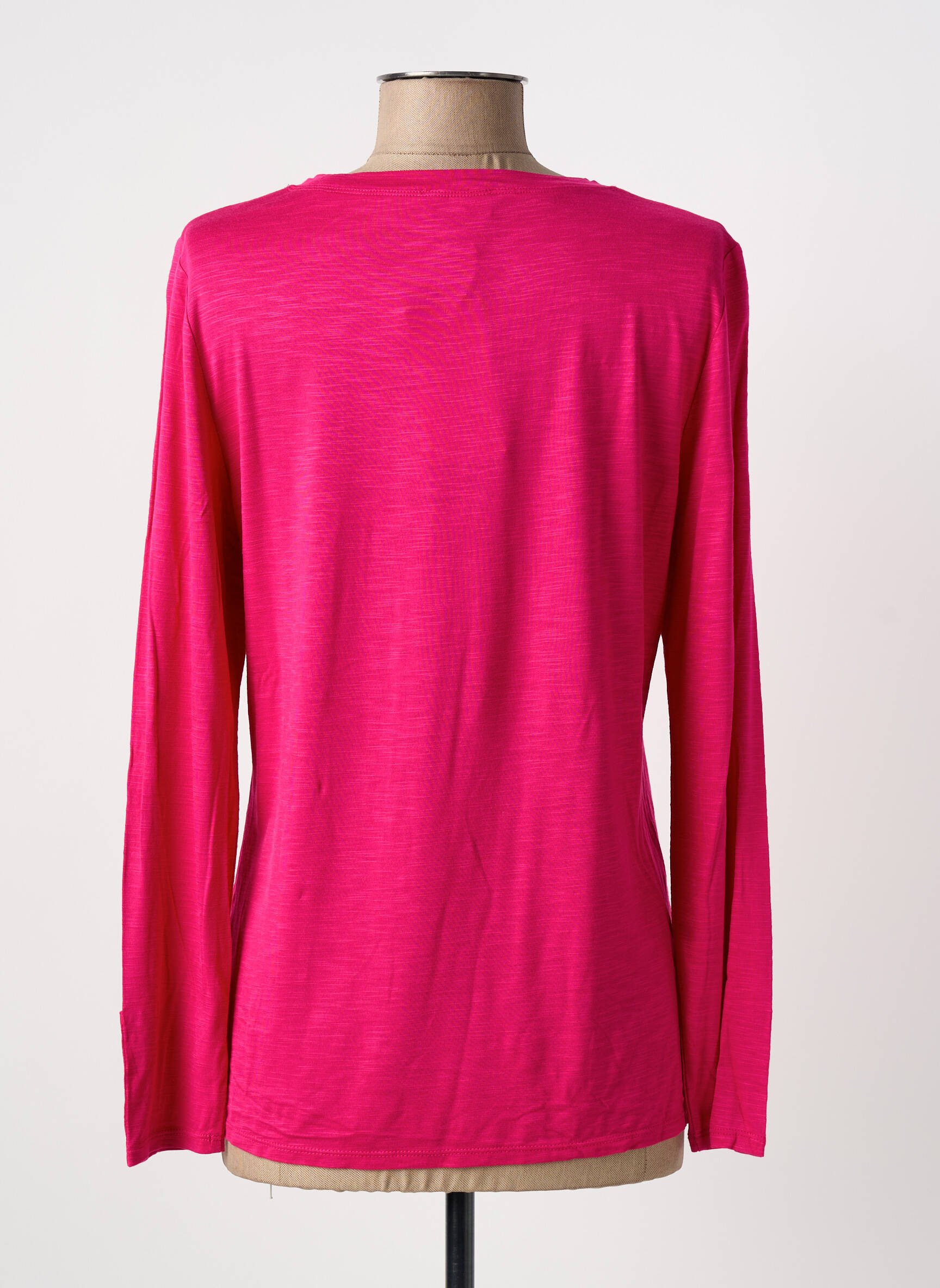 T-shirt manches longues manches longues rose MARBLE femme