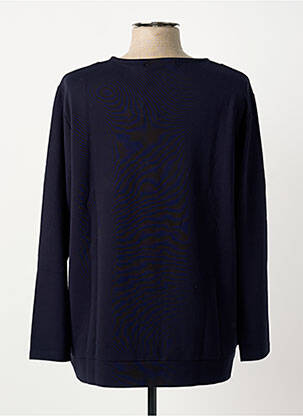 Sweat-shirt stretch manches longues bleu BAGORAZ femme