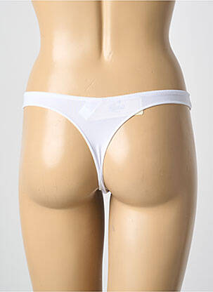 String stretch blanc LUNA femme