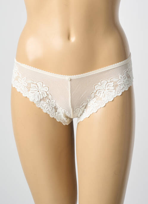 Culotte stretch beige ALNA LINGERIE femme