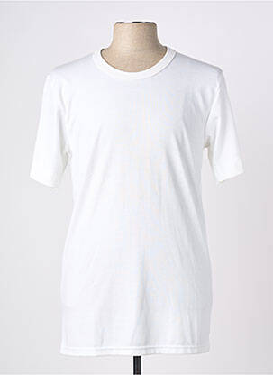 T-shirt coupe ajustée manches courtes blanc ARMOR LUX homme