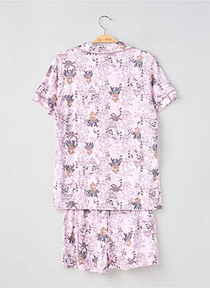 Pyjama tissage jersey rose IMPETUS femme