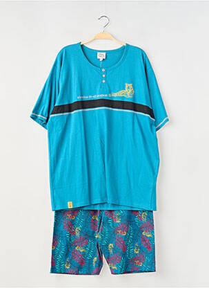 Pyjama bas short bleu ROSE POMME homme
