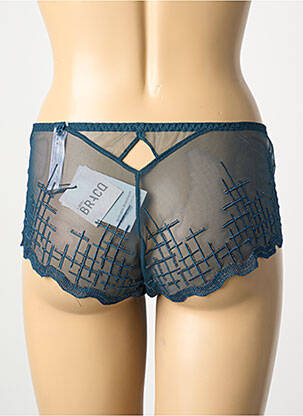 Shorty stretch bleu LOUISA BRACQ femme