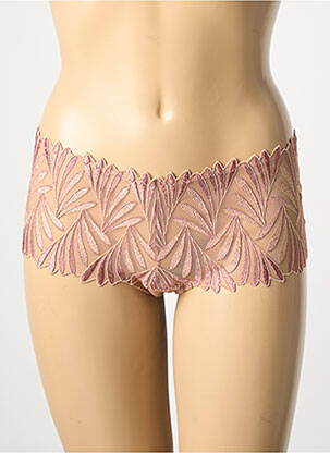 Shorty effet matière satinée rose AUBADE femme
