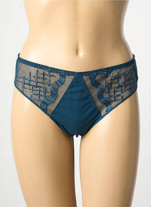Culotte fond doublé bleu LOUISA BRACQ femme