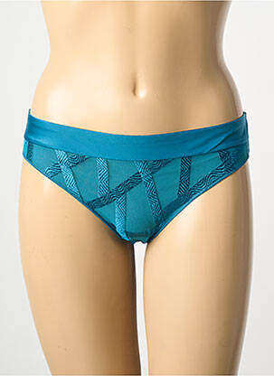 Culotte fond doublé bleu LOUISA BRACQ femme