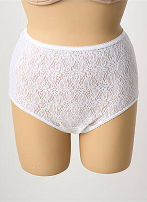 Culotte haute tissage dentelle blanc ARMOR LUX femme