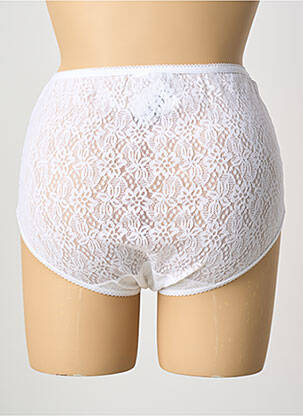Culotte haute tissage dentelle blanc ARMOR LUX femme