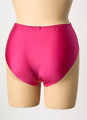 Culotte haute tissage satiné rose LOUISA BRACQ femme