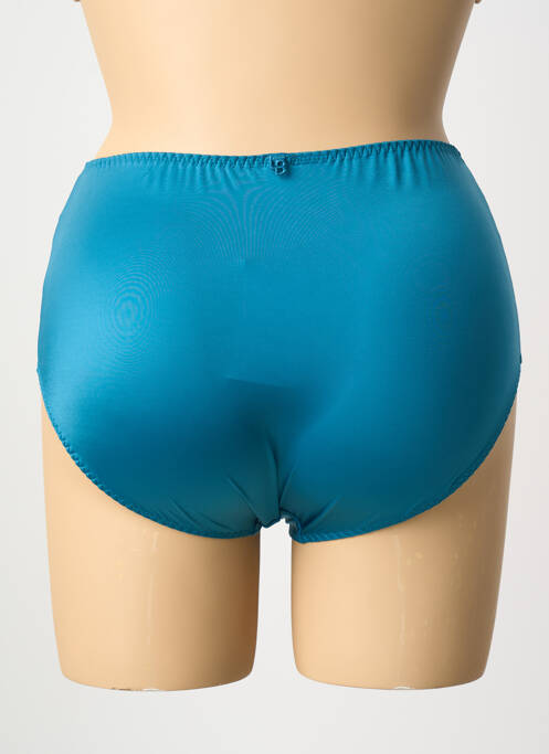 Culotte haute tissage satiné bleu LOUISA BRACQ femme