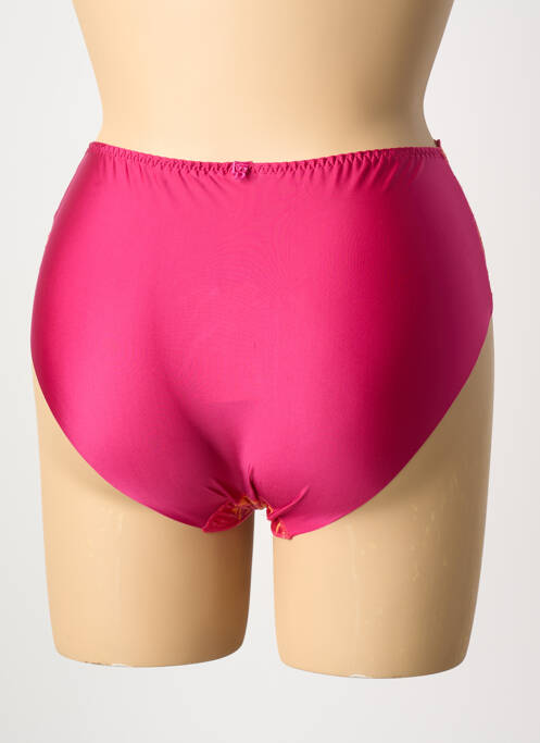 Culotte haute tissage satiné rose LOUISA BRACQ femme