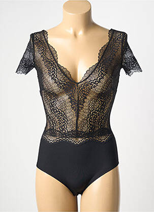 Body lingerie légère et transparente noir SIMONE PERELE femme