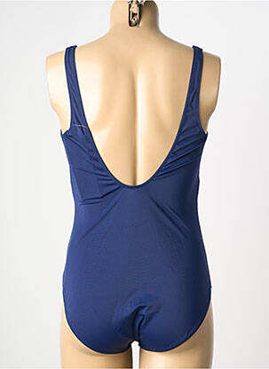Maillot de bain 1 pièce imprimé fantaisie bleu CHARMLINE femme