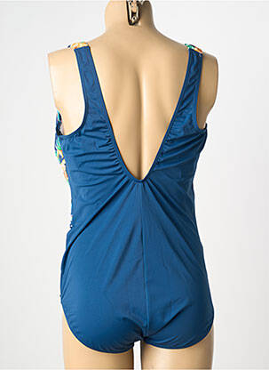 Maillot de bain 1 pièce imprimé fantaisie bleu SUNMARIN femme