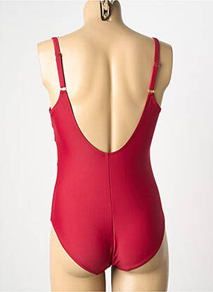 Maillot de bain 1 pièce imprimé fantaisie rouge DEIDAD femme