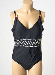 Maillot de bain 1 pièce imprimé fantaisie noir DEIDAD femme
