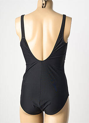 Maillot de bain 1 pièce imprimé fantaisie noir CHARMLINE femme