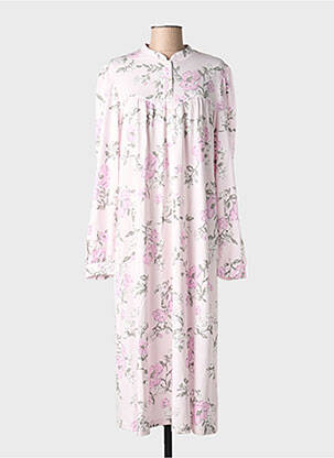 Chemise de nuit manches longues rose RINGELLA femme